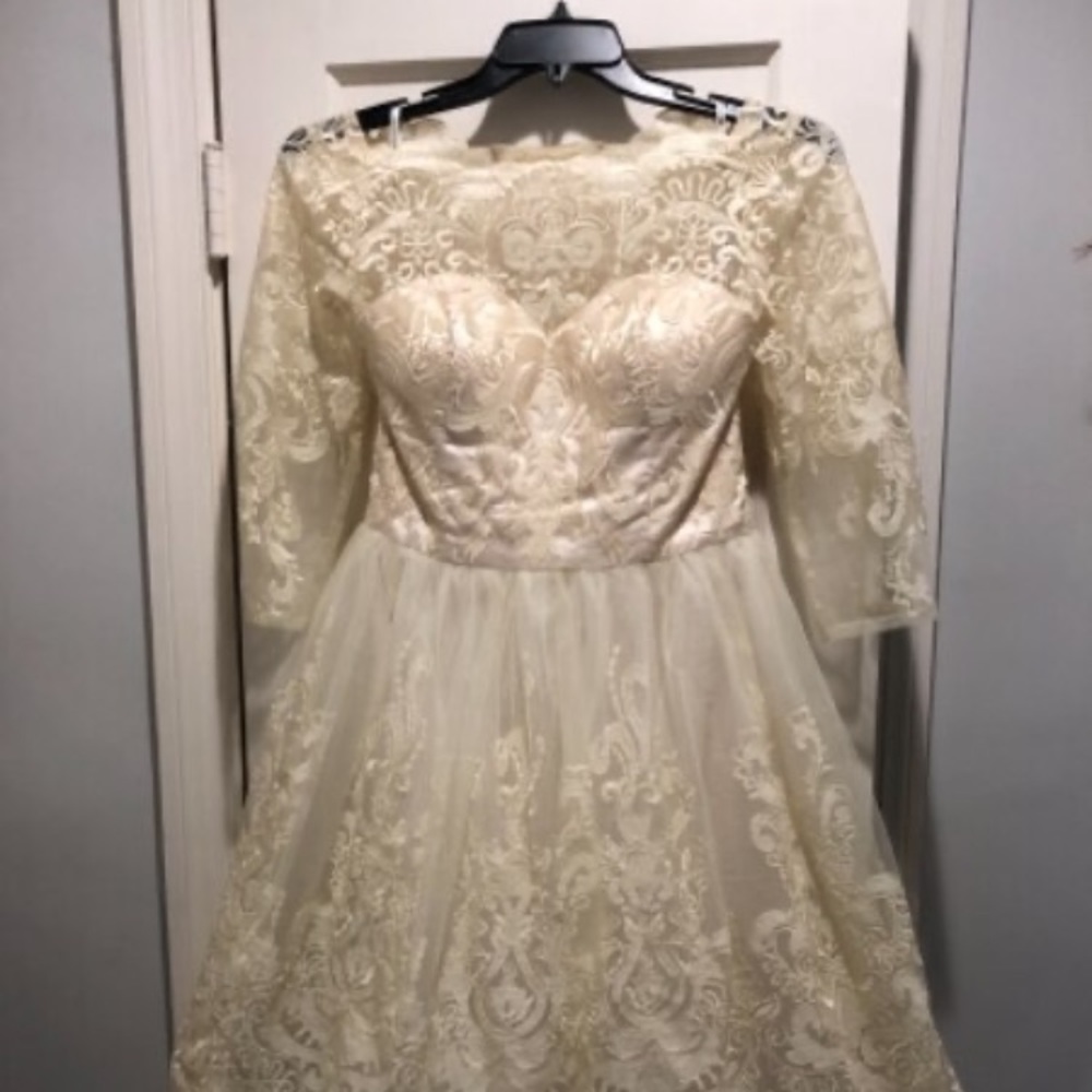 Modcloth wedding dress ChiChi London